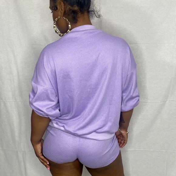 Chelle Two Piece Waffle Set - Picture 4 of 5